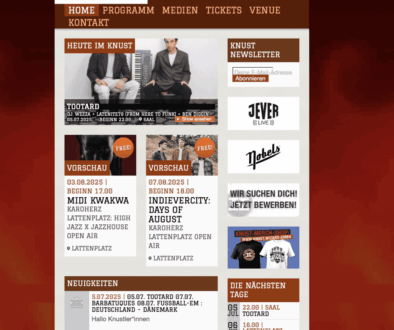 Website Knust barrierefrei